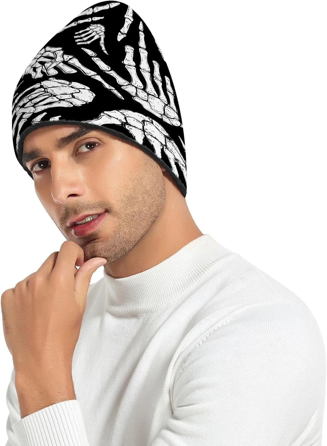 Beanie Hats Winter Knit Hat Mens Camping Hiking Beanies Gift Skater Beanie for Women Men