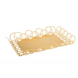 BUBBLE GOLD SERVING TRAY