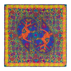 Discobolos Baramulla, Paisley Gods Silk Pocket Square