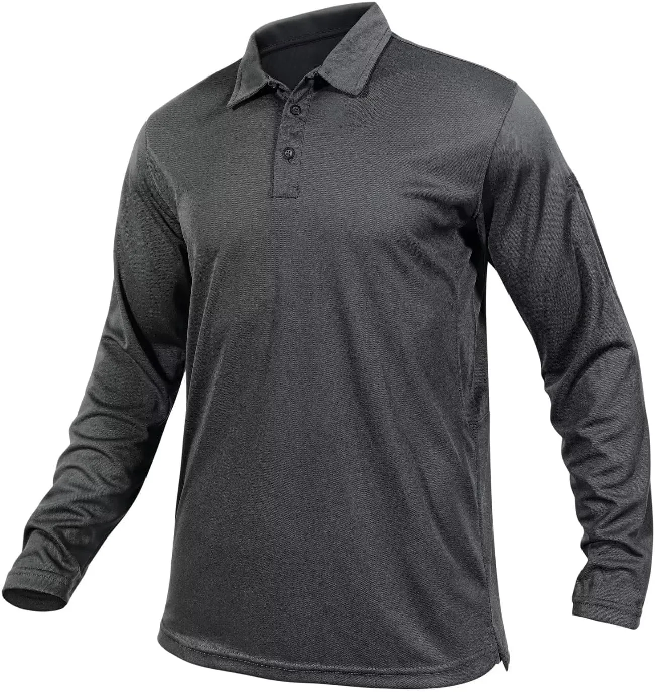 GYMELITE Men's Golf Polo Shirt Short & Long Sleeve Polo Shirts Dry Moisture Wicking Performance Outdoor Casual Collar Shirt