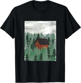 House In The Woods - Nature Outdoor Hiking Travel Adventure T-Shirt