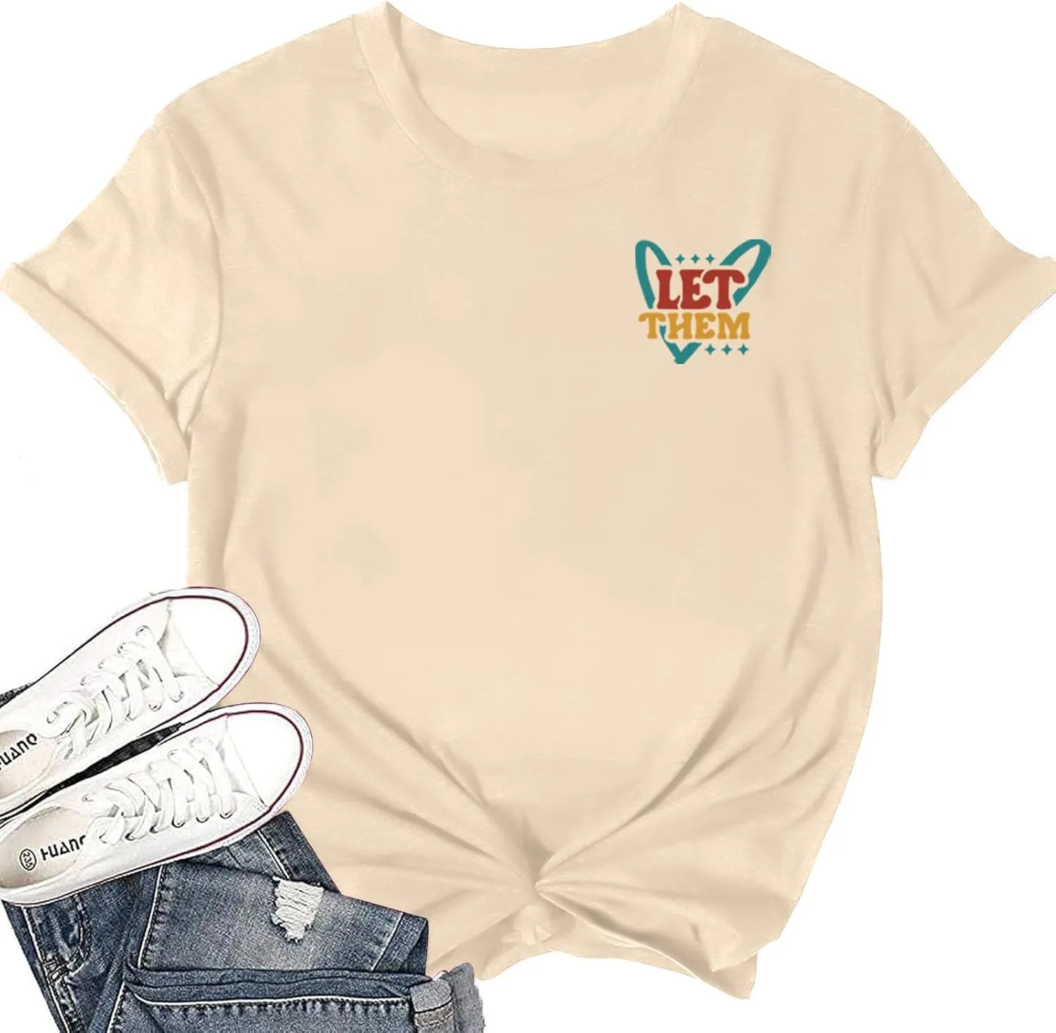 Mental Health Shirt for Women Let Them Misunderstand You Tshirt Cute Heart Motivational Graphic Tee Inspirational Gift