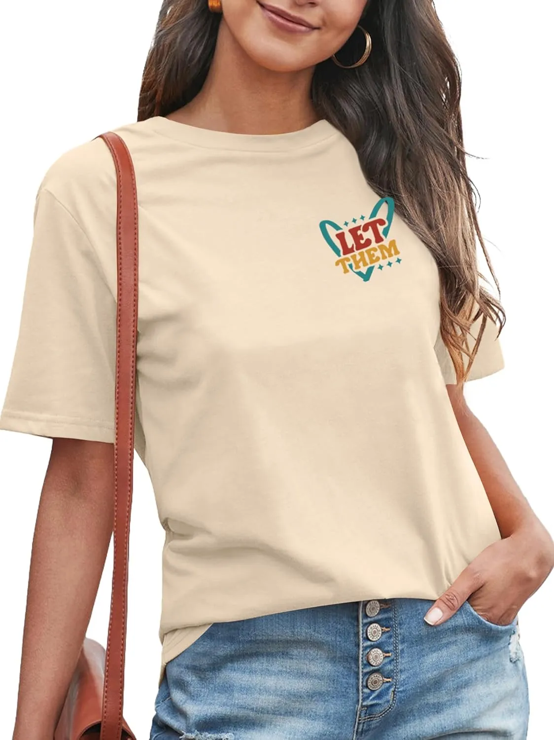 Mental Health Shirt for Women Let Them Misunderstand You Tshirt Cute Heart Motivational Graphic Tee Inspirational Gift
