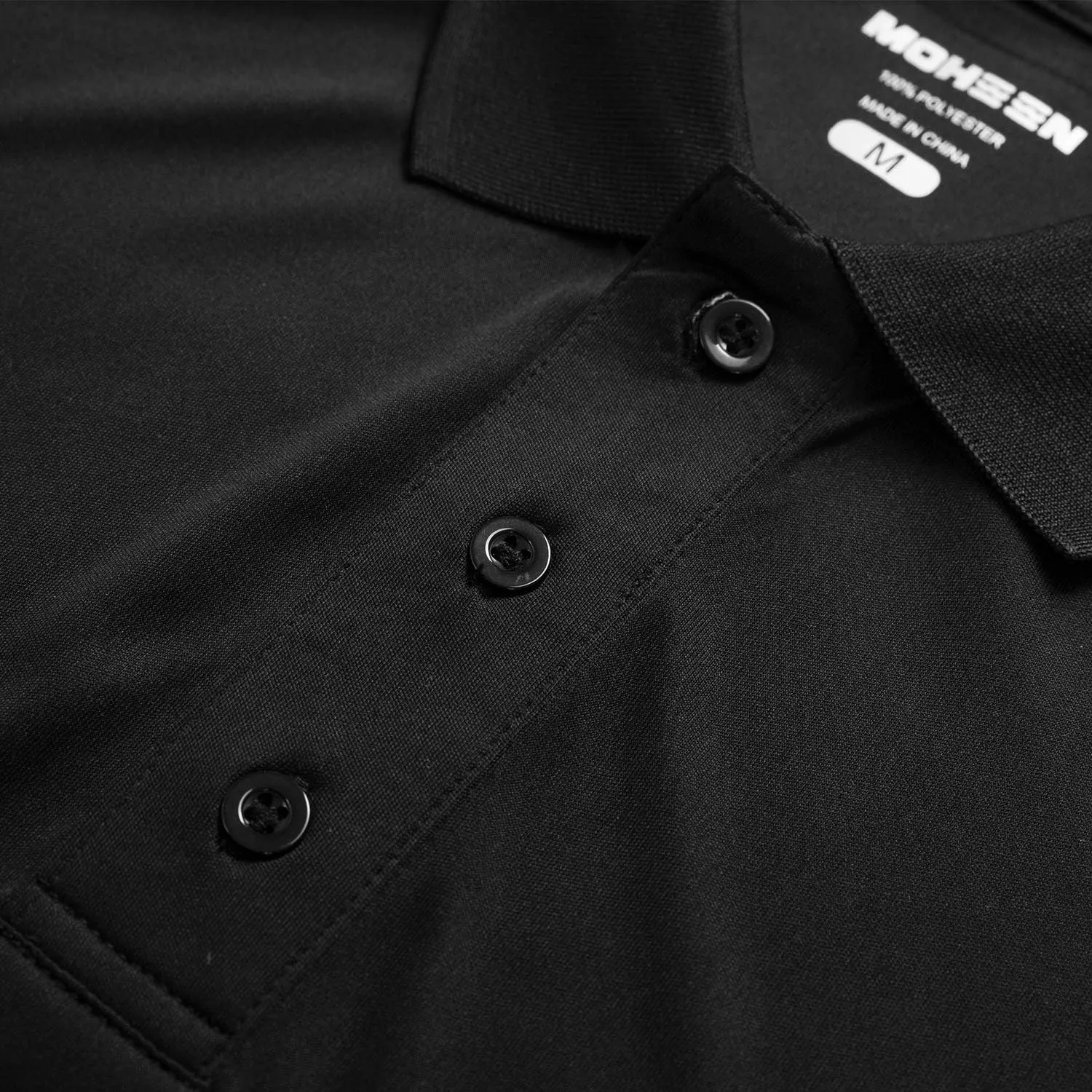 MOHEEN Men's Golf Shirts Short Sleeve Moisture Wicking Polo T-Shirts Athletic Quick Dry Fit Performance Collared UPF 50 