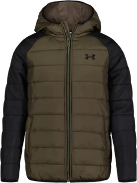 Under Armour Boys' Tuckerman Puffer Jacket, Mid-Weight, Zipper Closure