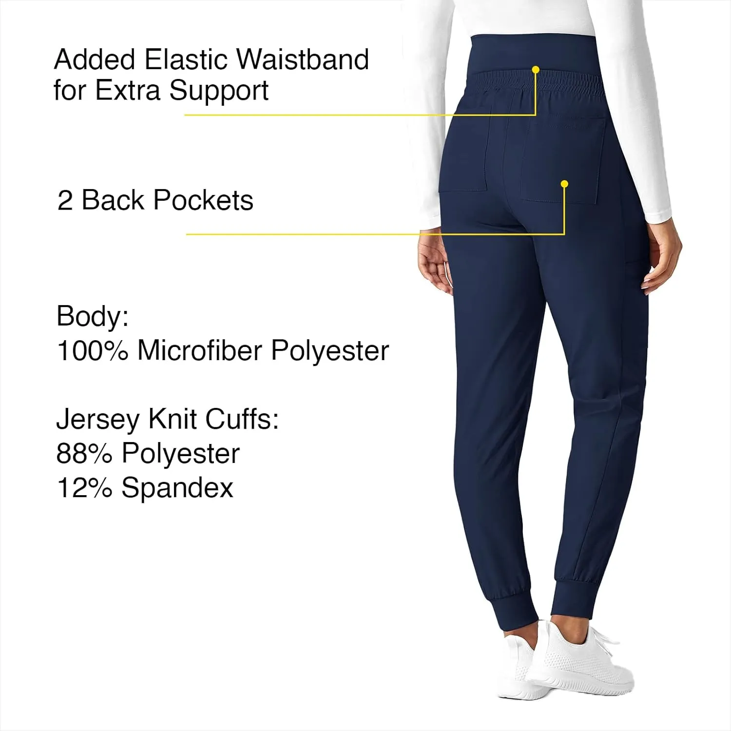 WonderWink Women's Maternity Jogger Scrub Pant